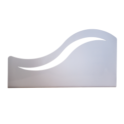 Stèle funéraire Vague en métal – Élégance et modernité | TombalKit