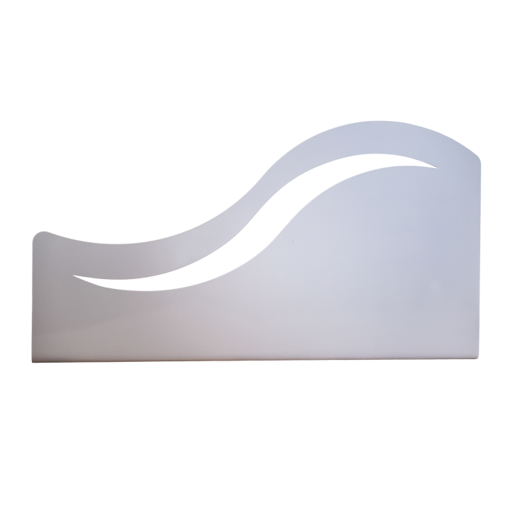 Stèle funéraire Vague en métal – Élégance et modernité | TombalKit