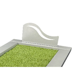 Stèle funéraire Vague en métal – Élégance et modernité | TombalKit